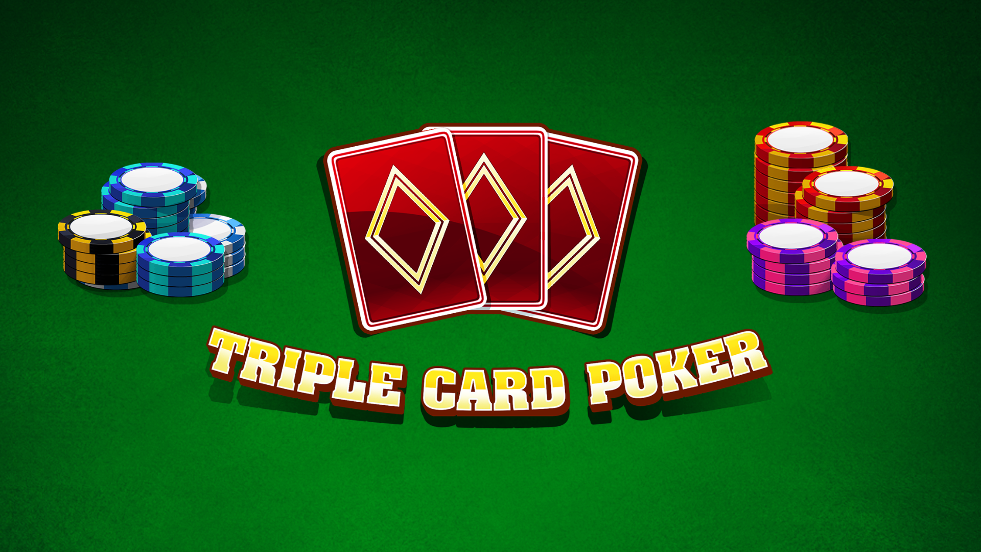 Triple Card Poker™ mobile casino game - gameplay screenshot 6 showing in-app interface